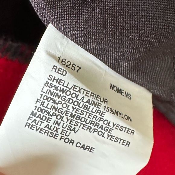 Woolrich Vintage Made in USA Oversized Wool Collared Button Down Coat, size L - Picture 9 of 9